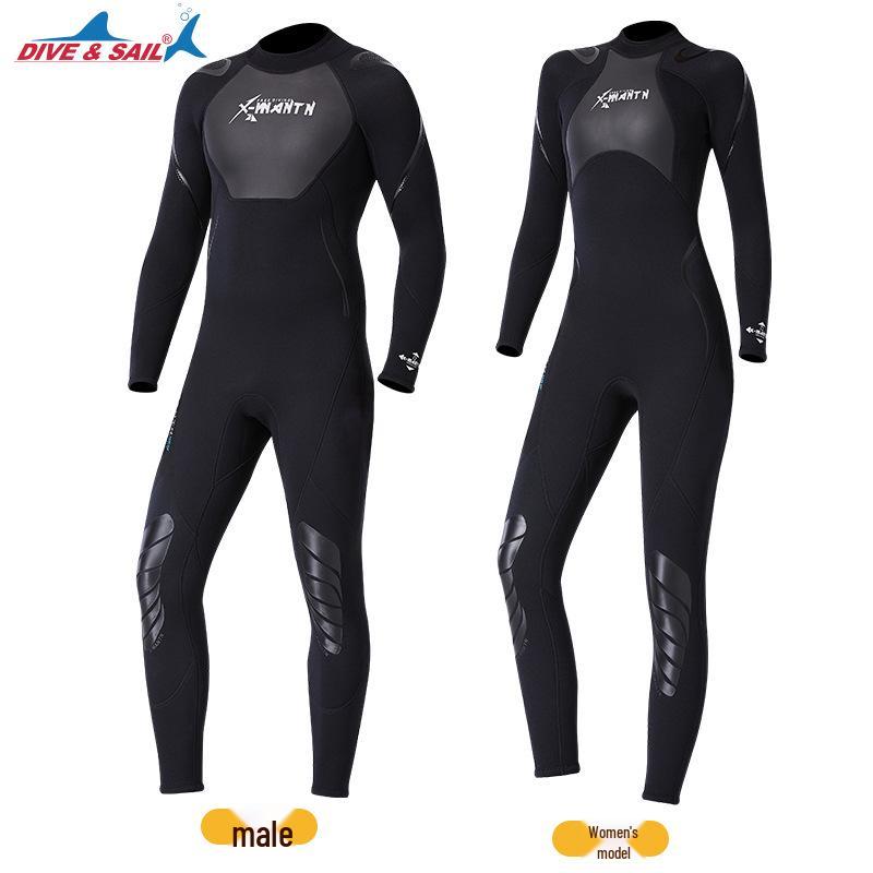Unisex Langarm-Neoprenanzug 1,5 mm für Wärme und Sonnenschutz – Ideal zum Surfen und Schnorcheln