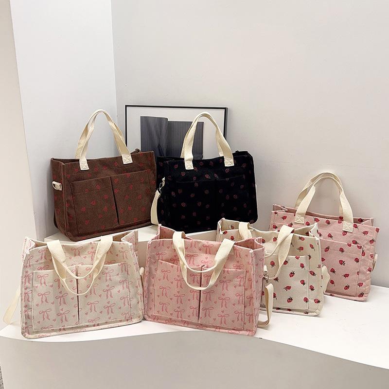 Fashionable Large-capacity Bow-shaped Bag Tote Bag for Commuting and Classes Shoulder Bag