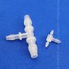 T-Type Reducing Tee Plastic PP Connectors, Pagoda Adapter, Irrigation Pipe Fittings, Hose Aquarium Joints, 2-3.2mm, 5-100Pcs