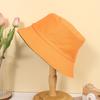 Spring and autumn candy color simple light plate solid color double-sided fisherman hat suitable for men and women daily leisure
