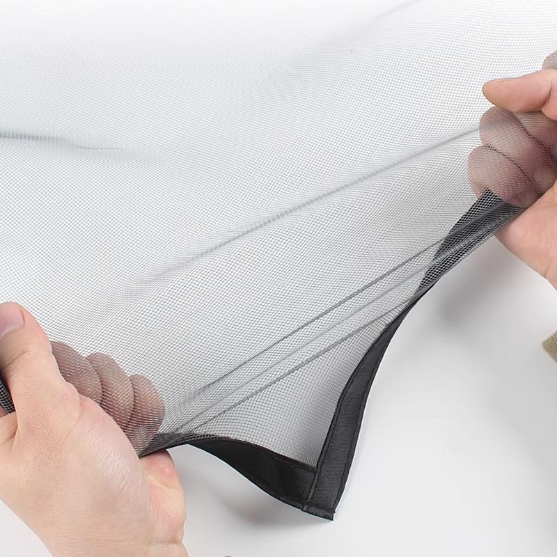 Magnetic Screen Door Thicker Mesh,Reversible Wide Left Right Side Opening Fits Door Heavy Duty Mesh French Bug Door Screen Closure for Sliding Patio