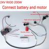 DIY Wiring Kit for Children's Electric Car with 2.4G Remote Receiver and Forward Reverse Switches RX18 RX23 RX37 RX19