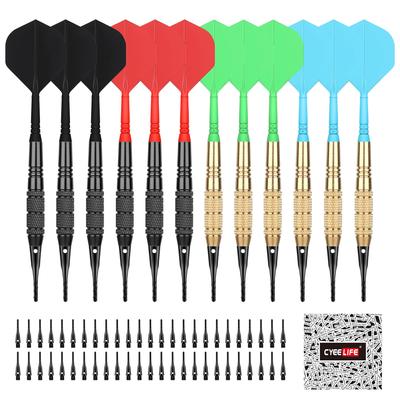 CyeeLife Plastic Tip Darts Darts for Electronic Dartboards 18g – 12-Point