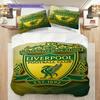 Liverpools Legacy Unity Pride Three-piece set (1 * duvet cover + 2 * pillowcase, without core) 2D Flat Christmas birthday gift Bedding set