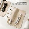 Hair Straightener Bag Styling Tool Straightener Organizer Flat Iron Travel Case Heat Insulation Mat for Brush Attachments