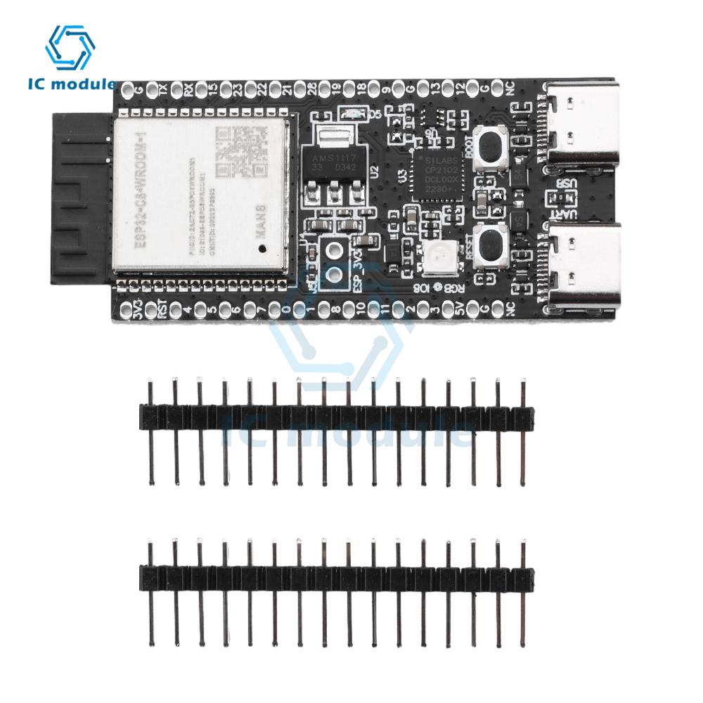 ESP32-C6-DevKitC-1 WiFi Bluetooth Development Board Core Board CP2102 Onboard ESP32-C6-DevKitC-1-N8 Module TYPE-C Interface