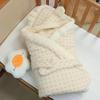 Newborn Baby Thickened Cotton Blanket with Velvet for Autumn & Winter