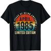 Vintage  Limited Edition 37th Birthday Gifts 37 Year Old T-Shirt Mens Clothing Short Sleeve Custom T-Shirt Camiseta