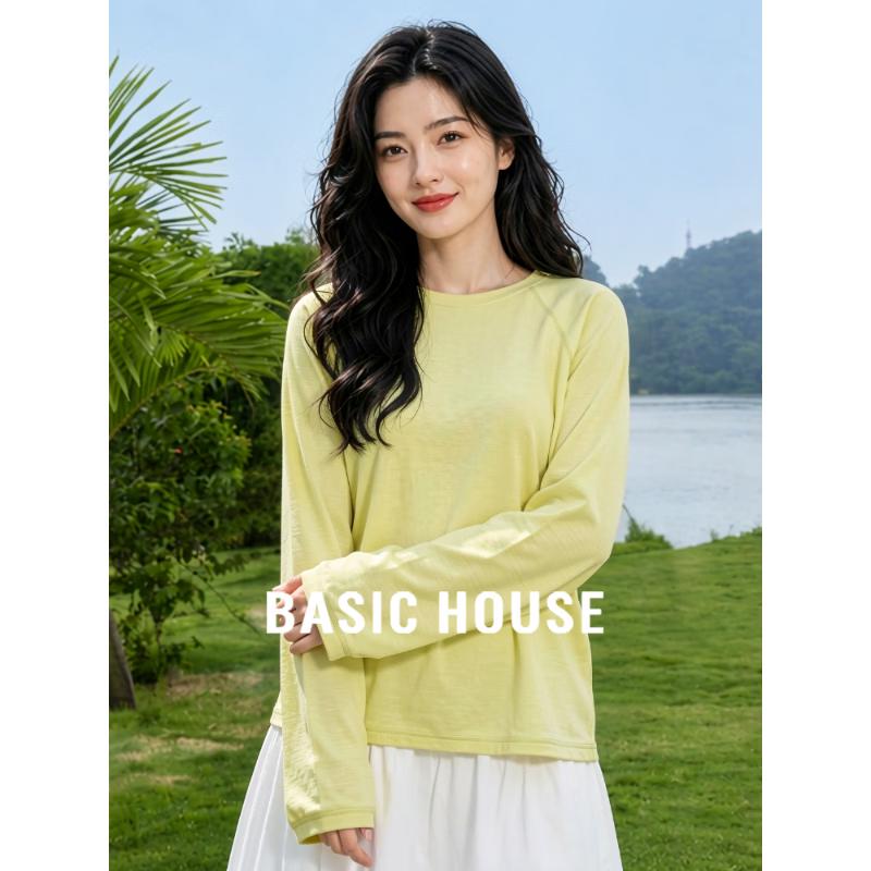Basic House Lyocell Long Sleeve T-Shirt