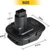 JYJZPB 2-Pack Battery Adapters for Dewalt 18V to 20V Tools DCA1820 Convert for Dewalt 20V Lithium Battery DCB204 DCB205 DCB206 DCB606 to 18V NiCd