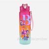 Anime K-Pop Demon Hunters A-Z English Letter Printed Character Water Cup Demon Hunters Large Capacity Outdoor Portable Drinking Bottle for Boy Girl