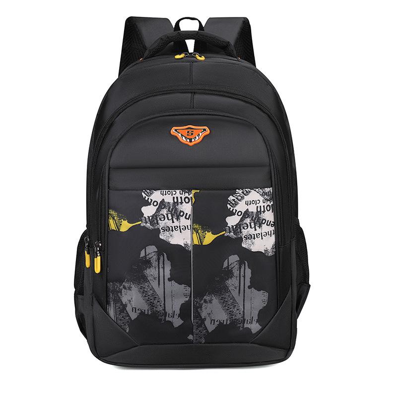 

Lightweight Casual Backpack: Large Capacity Schoolbag for Middle & High School Students, Travel-Ready for Men and Women оранжевый