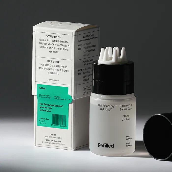 [Refield Gift Set] Cytokine Hair Tonic Booster 4 + Gift Bag L / Scalp, Hair Loss Care Nutritional Supplement