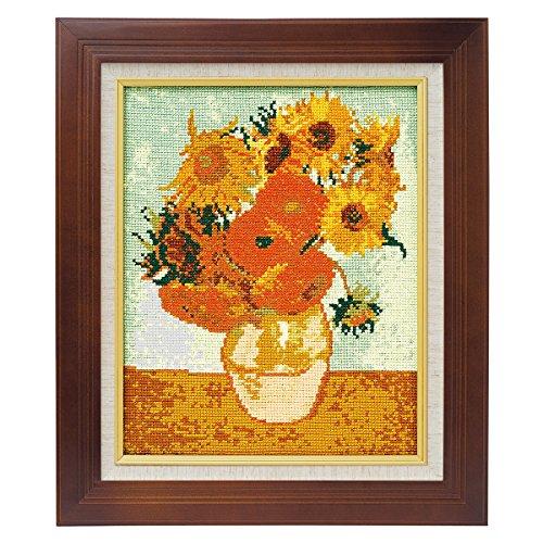 Olympus Cross Stitch Embroidery Kit Art Gallery Sunflowers by Van Gogh 879