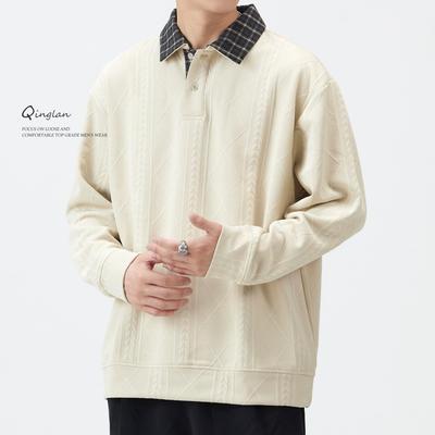 Men's Heavyweight Loose Plus Size Casual Two-in-One Top