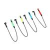 4PCS ABS Stainless Steel Night Fishing Alarm Fishing Swing Bite Alarm  For European Carp Fishing