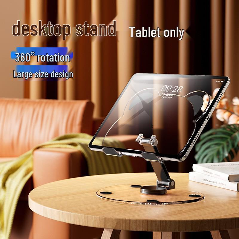 Aluminum Alloy Desktop Tablet & Phone Stand for iPad and Live Streaming