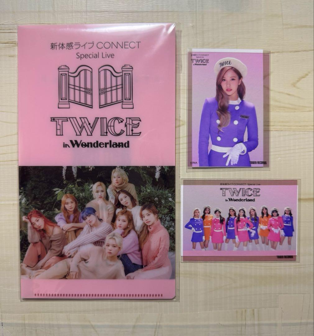 

[USED] TWICE in Wonderland Mina Clear Trading Card Ticket Case