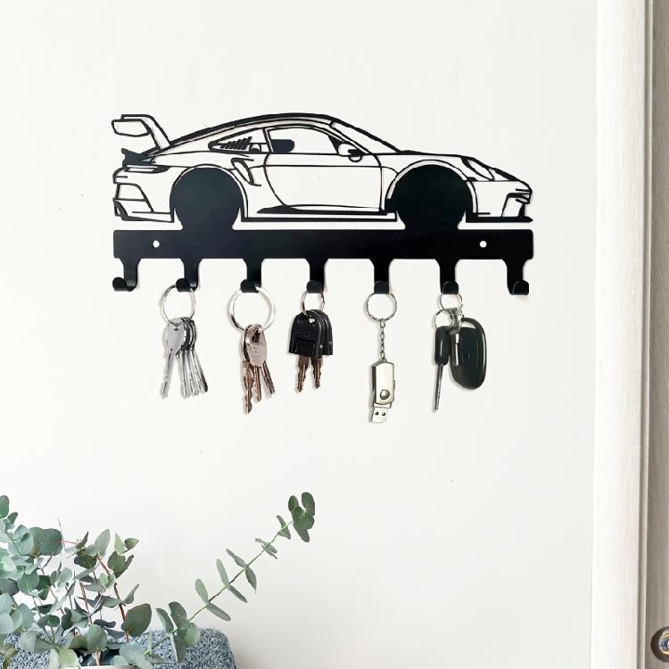 Versatile Metal Wall Mounted Key Organizers with Easy Setups rusts Resistant Wall Hanger for Home entryway or Office Use