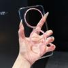 Applicable to Huawei Mate70Pro high-transparency mobile phone case P70ultra question mark strong magnetic suction Honor 300 protective case