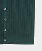 Brooks Brothers Cotton Cable Polo Cardigan (Green) (Bbwcmmf302)