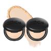 [ÜBER DEN TON] Puderpact zum Weichzeichnen #03 Natürlich 9g (2er Set) Puder, Make-up-Set, Glanzkontrolle, Gesichtspuder, Geeignet für kühle und warme Hautuntertöne