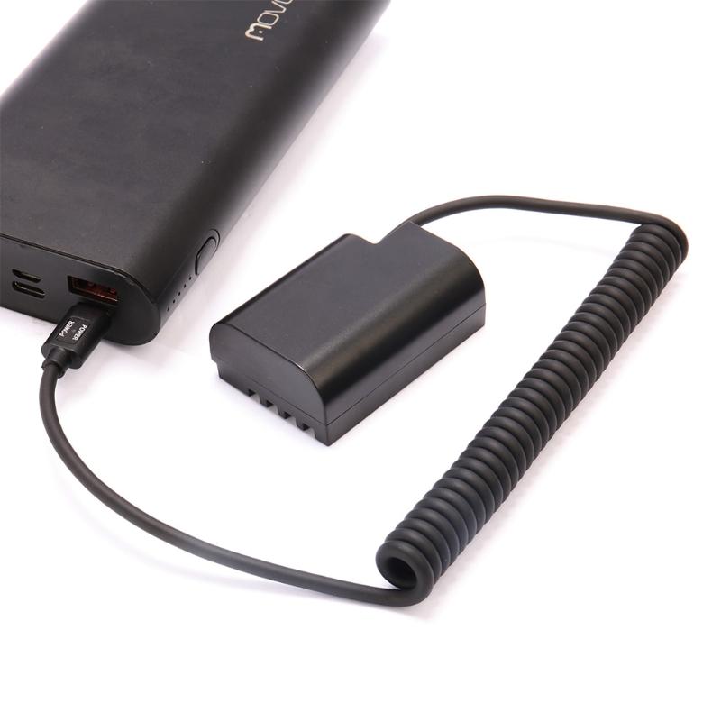 Decoded Battery Adapter with Cable Type C for Panasonic Gh3, Gh4, Gh5, Gh5s,Great Performance