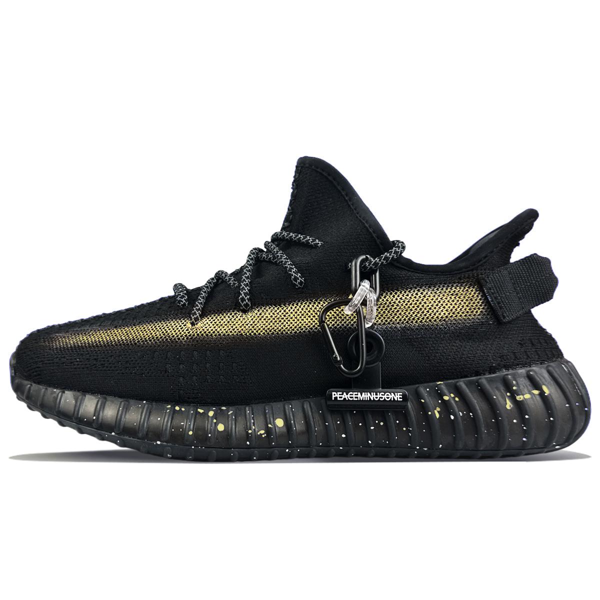 

Adidas Originals Yeezy Boost 350 V2 Low top Casual Shoes Unisex Black HQ4540(Team373-) 38