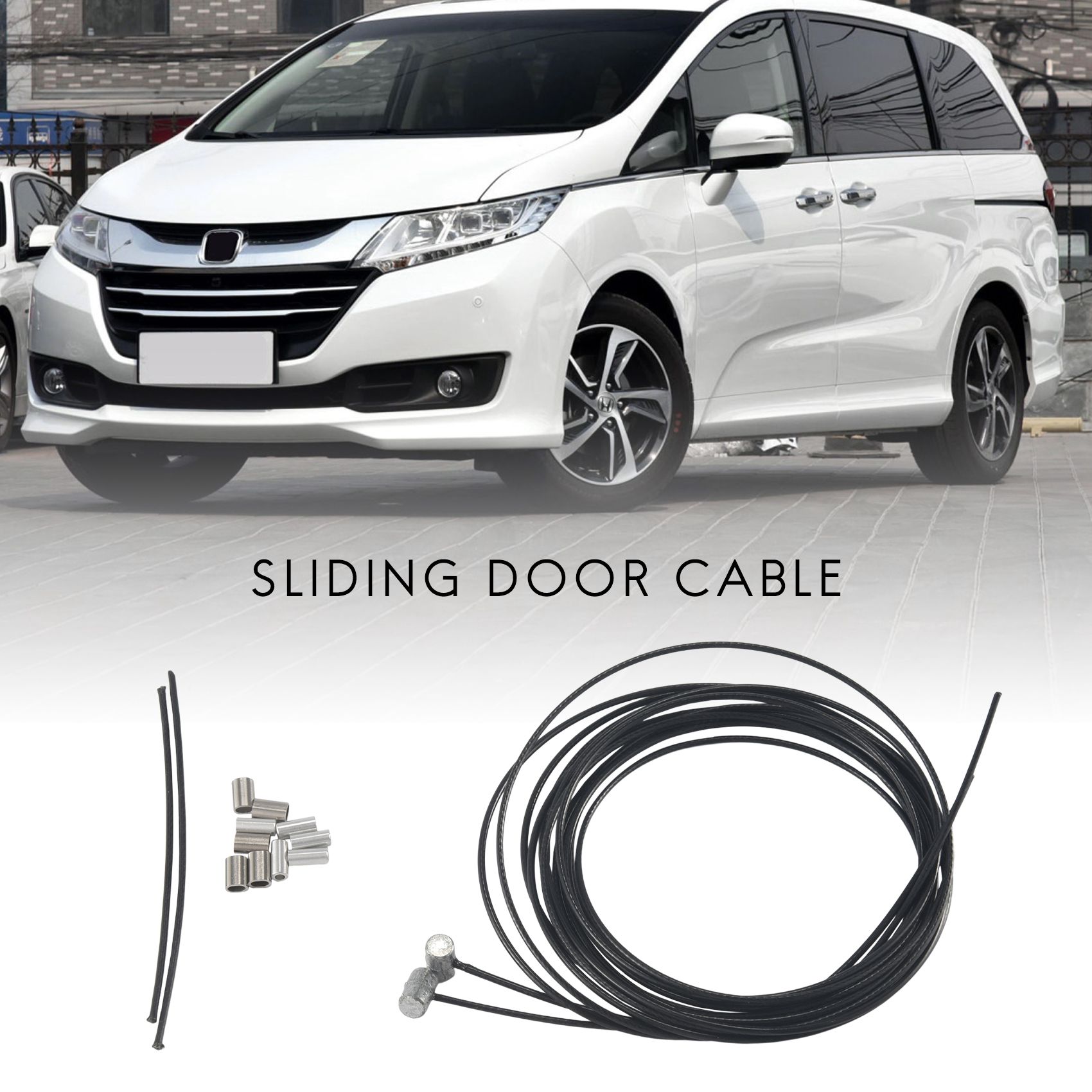 

Міцний-Для Honda Odyssey 2011-2017 Комплект для ремонту троса розсувних дверей 72050-TK8-A12 Автомобільні аксесуари чорний