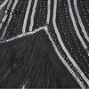 Sleeveless Dress Tassels O-Neck Women Fashion Summer for Banquet