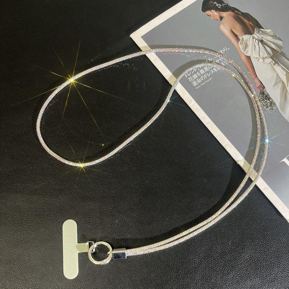 Bling Bling Phone Anti-lost Rope Crystal Hanging Cord Phone Case Chain Straps  Phone Accessories