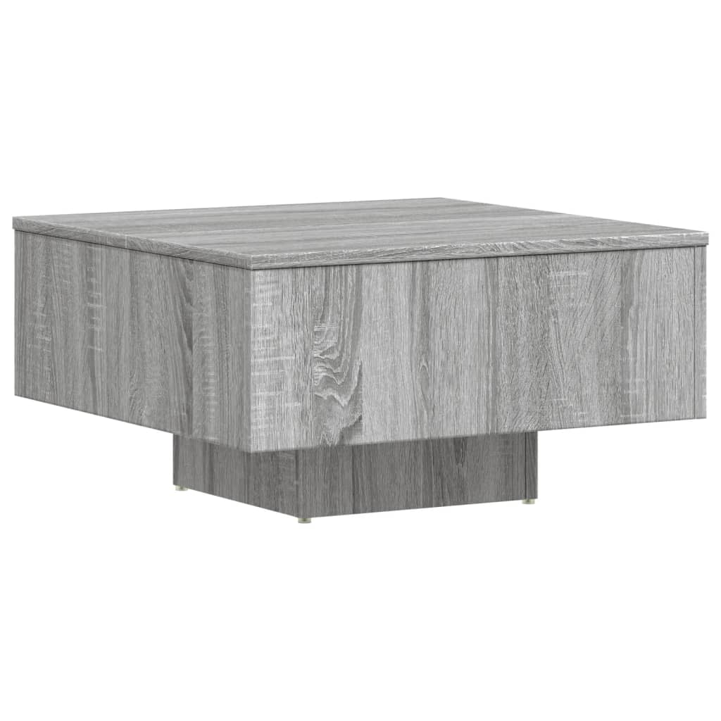  Coffee Table, Grey Sonoma Oak, 60x60x31.5 Cm