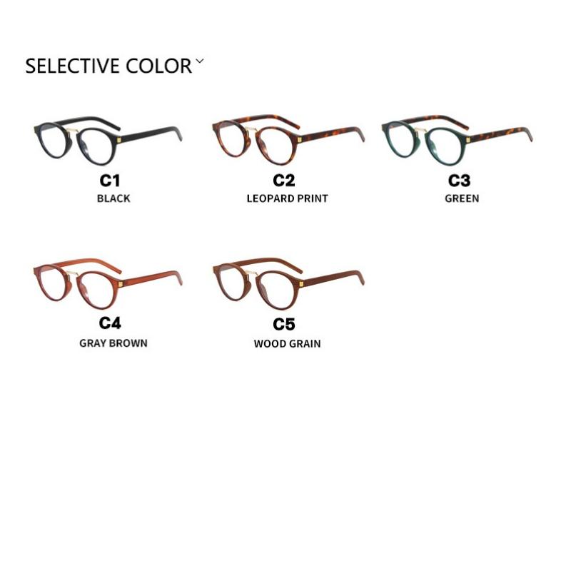 Women's glasses, retro round small frame glasses.