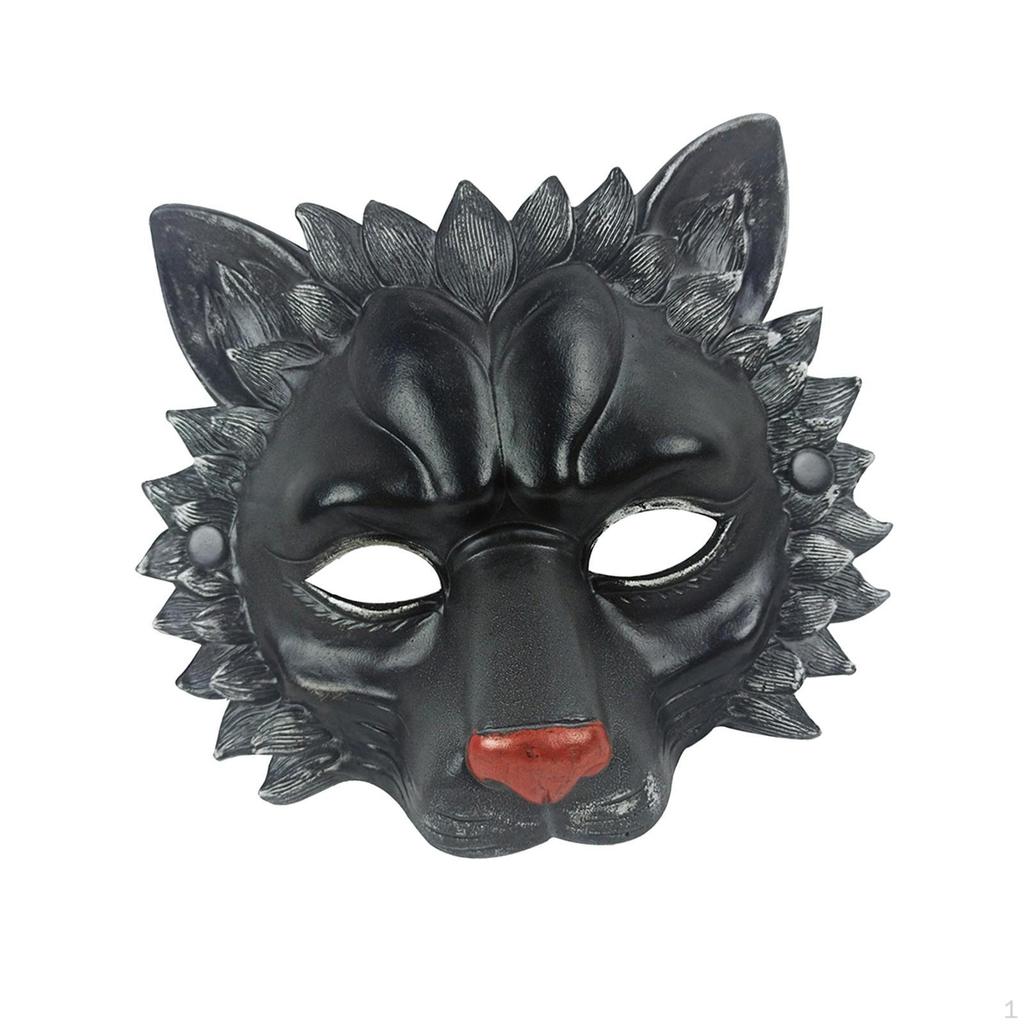 Half Face PU Foam Novelty for Halloween Adult Carnival Party