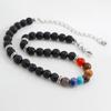 Nuova Cavigliera Elastica con Catena Nera Perline Gotica Per Uomo Donna Estate Spiaggia Vintage Piedi Nudi Link alla Caviglia Gioielli Accessori Nuovo