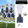 Children's Denim Overalls: Graduation & Sports Meet Uniform for Kindergarten & Primary