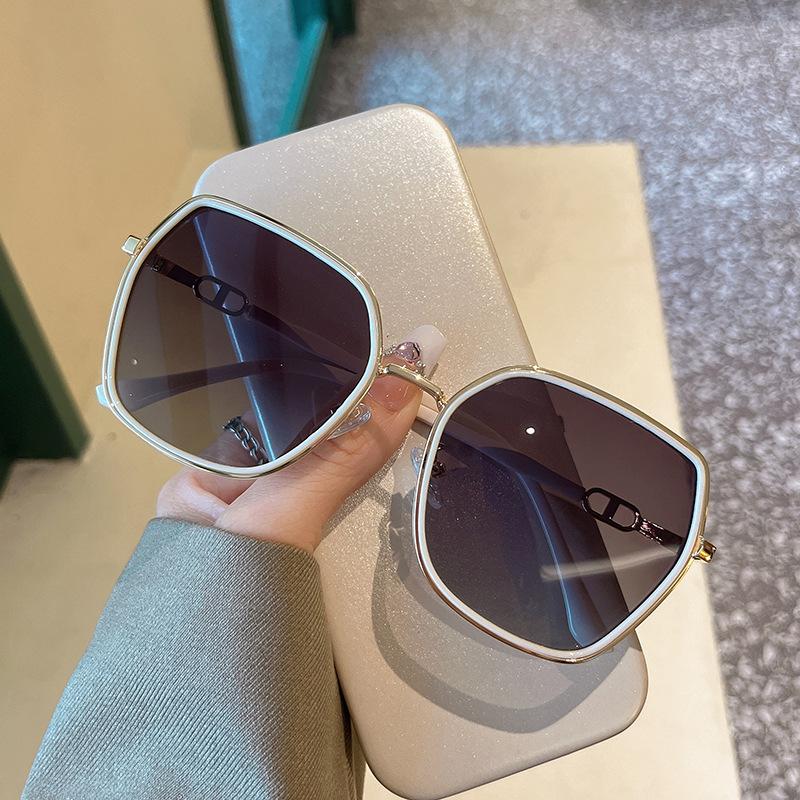 European American Style Sun Glasses For Men Women Polygon Shape Designer Sunglasses Women Uv400 Protection Outdoor Sunglass