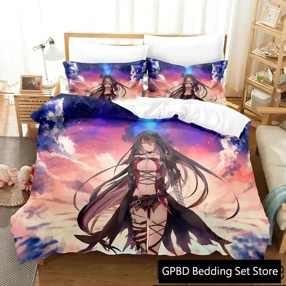 Bettdecke 3D-Druck Tales Of Berseria Bettwäsche-Set Schlafzimmer Weich Modern S Bequem Kinder Und