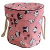 Children's Quick Storage Bag for Toys: Fabric Basket with Zipper