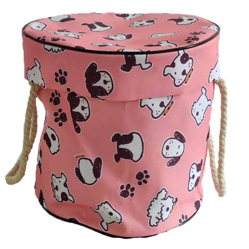Children's Quick Storage Bag for Toys: Fabric Basket with Zipper