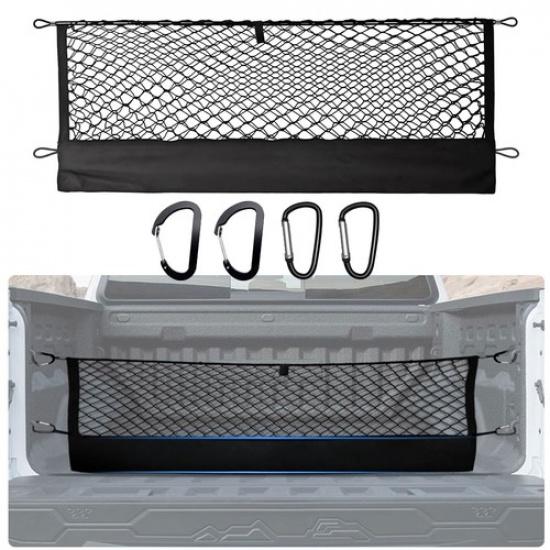Truck Bed Envelope Style Cargo Net For Chevy Silverado & GMC Sierra 1500 2013-24