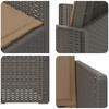Garden Dining Chairs 2 pcs. Light Gray and Taupe PP