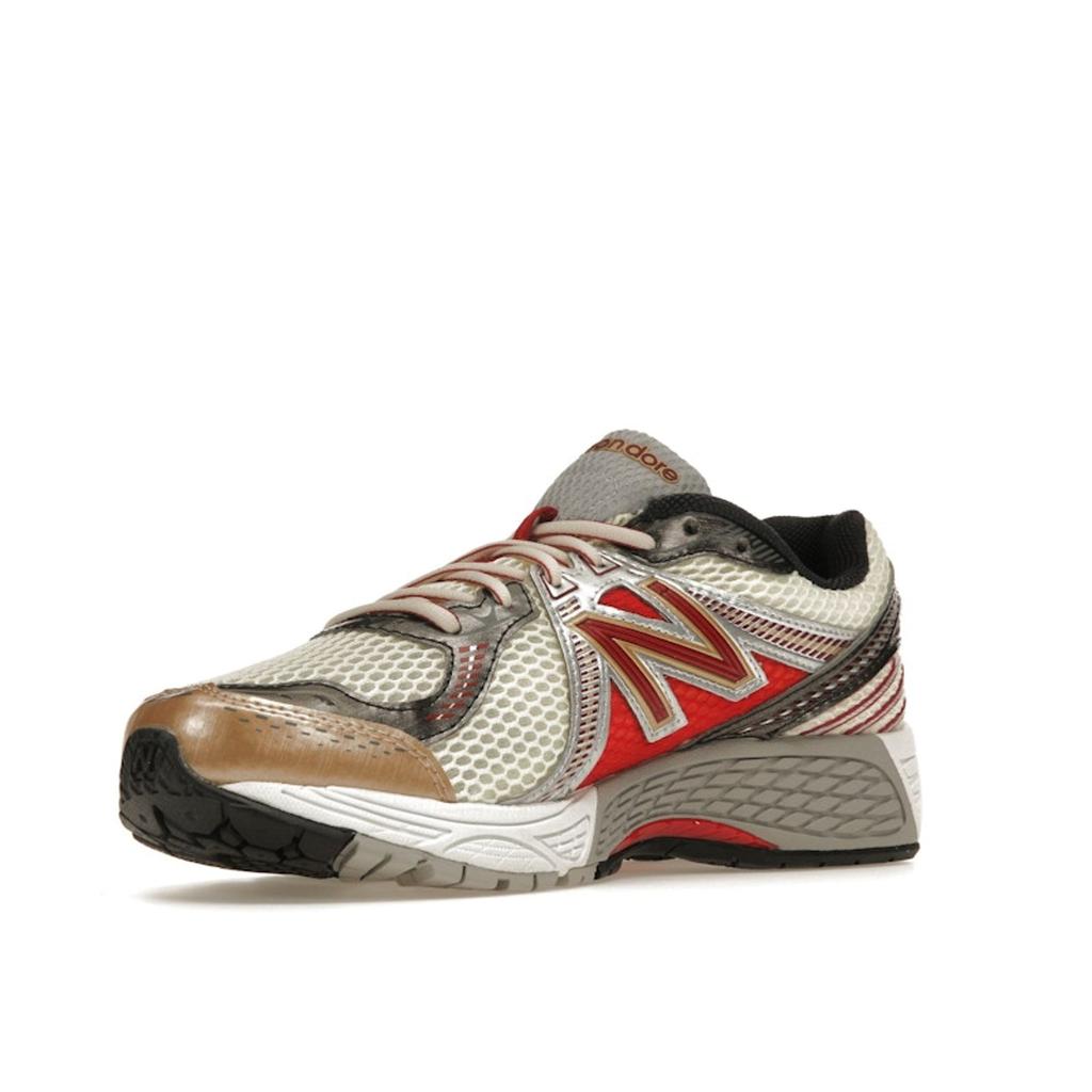 Aimé Leon Dore x New Balance 860v2 Red Unisex Sneakers White ML860AD2