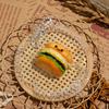 Stress Relief Food Squeeze Toy Slow Rising Simulated Cake Bread Sandwich Sensory Toy Simulated Dessert Pinch Fidget Toy