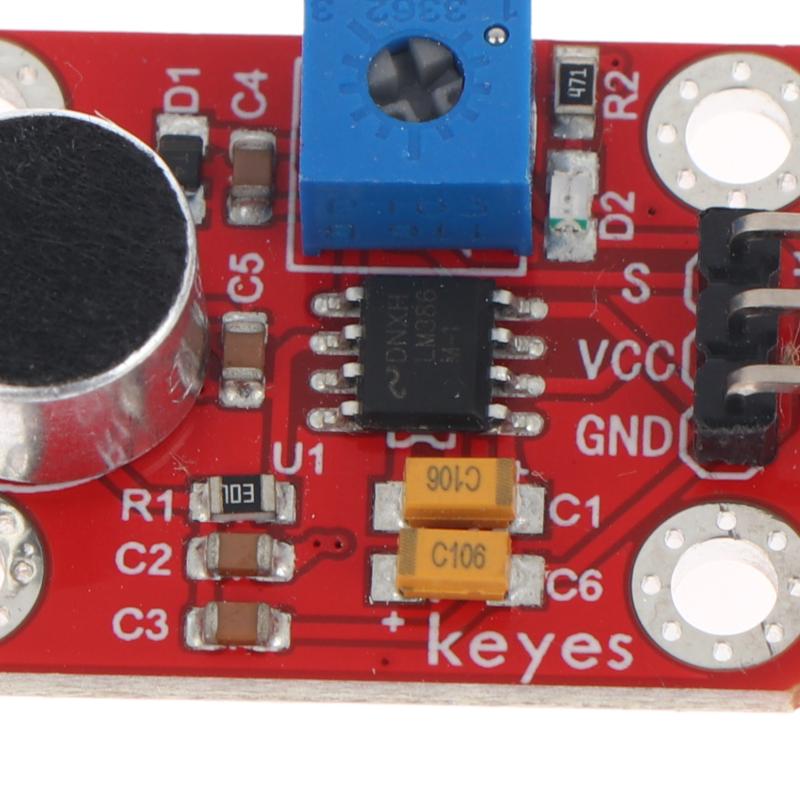 Microphone Voice Sound Sensor Audio Detection Sensor Module High Sensitivity Sound Detection For Arduino Micro Bit