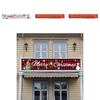 Christmas Banner Party Decorations For Indoor And Outdoor Use 300x50cm Polyester Fabric