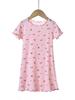 Y Korean Style Girls' Modal Nightgown: Summer Airy Boneless Sleepwear for Children