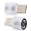 1Pcs USB Car LED Light Auto Interior Atmosphere Light Car Emblem Styling For Mazda 3 6 CX5 2 CX3 CX9 MX5 RX8 Axela Demio MS CX5 2 Axela Demio Atenza