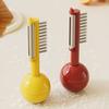 Freistehendes 3-in-1-Schälmesser mit Bürste, scharfe Edelstahl-Schälwerkzeuge, ergonomischer ABS-Griff für Kartoffel-/Karotten-Küchenhelfer, Geschenk