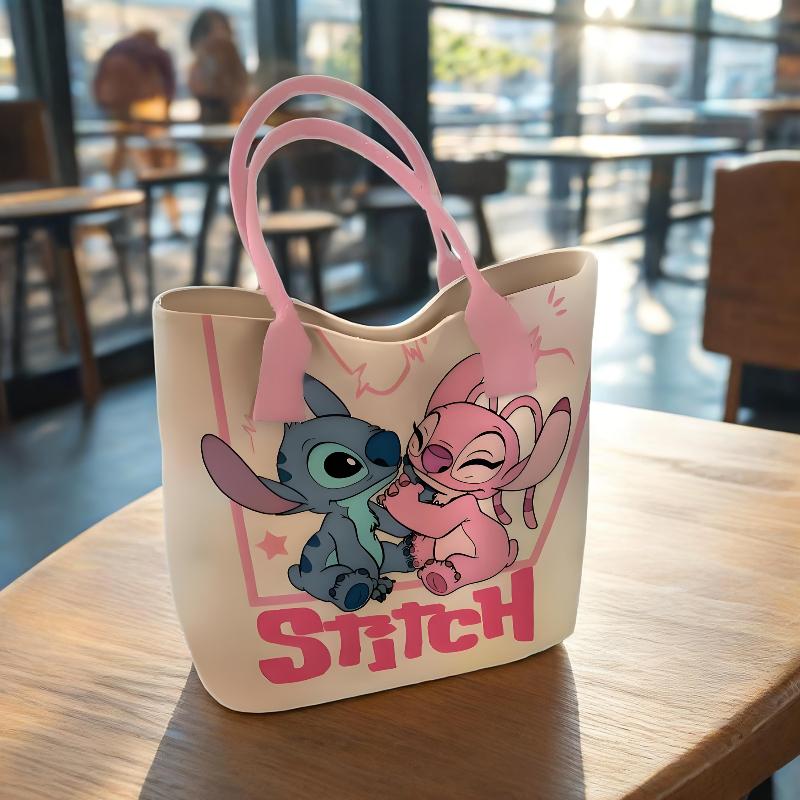 Disney Stitch Casual Crossbody Storage Bag with Zipper Closure, Commuting, Shopping, Gifts